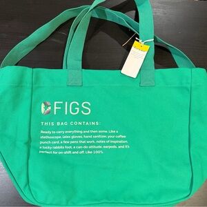 Figs safety Green Tote Bag